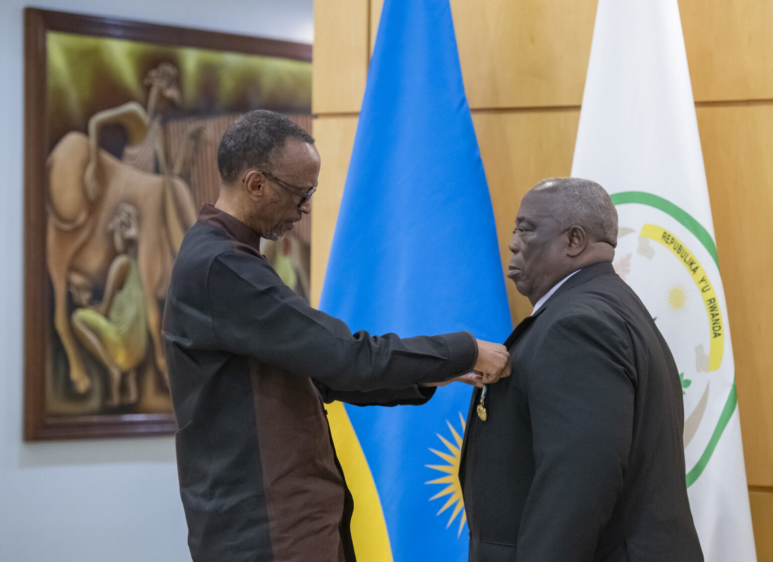 Rwanda: Batayo y’Ingabo za Ghana yatabaye ubuzima bw’abatagira ingano- Perezida Kagame